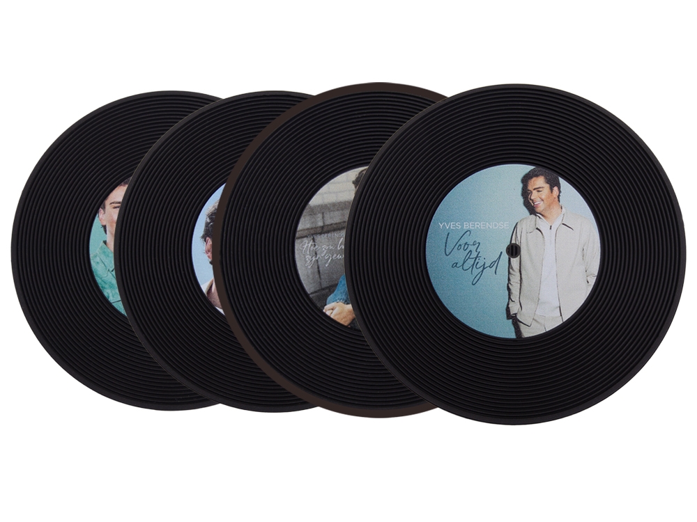 Vinyl Onderzetters Set van 4