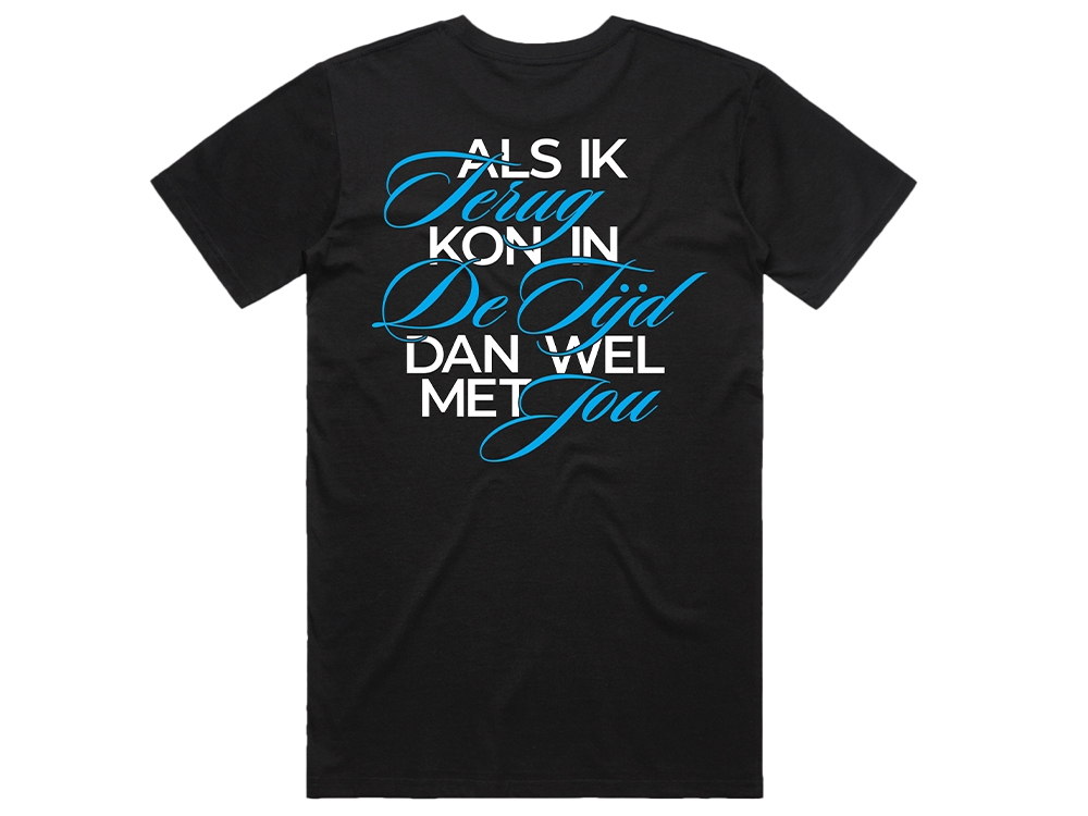 Lyrics T-shirt Zwart