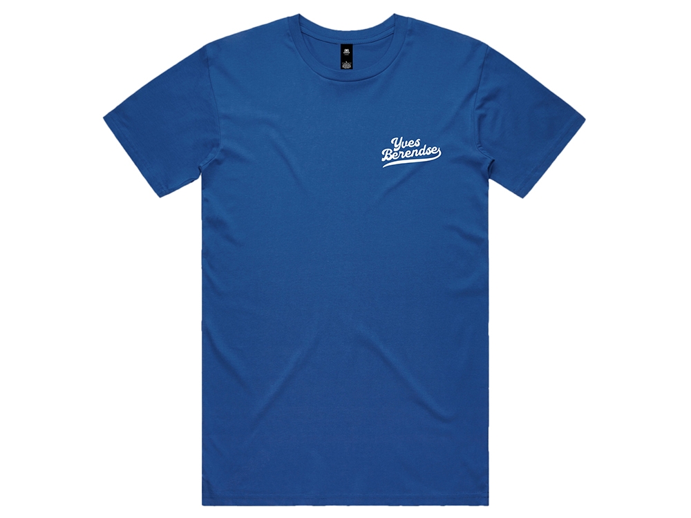 Lyrics T-shirt Blauw