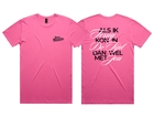 Lyrics T-shirt Roze
